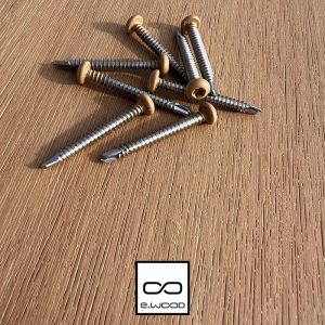 BOIS COMPOSITE INOX A2 TON BOIS RED CEDAR - VIS BARDAGE COMPOSITE 4,2X38 BOITE DE 100 VIS