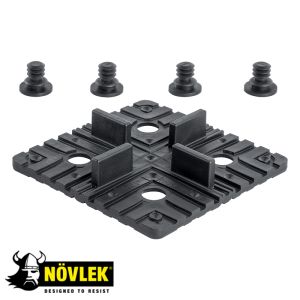 ACCESSOIRES DALLE BOIS - SQUARE CLIP NÖVLEK CARTON DE 100 PIÈCES