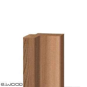 ACCESSOIRES BARDAGE BOIS WESTERN RED CEDAR CLEAR 2 CLASSE 3.2 NATUREL - ANGLE SORTANT 48*90*3100