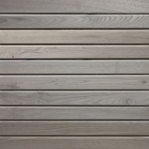 BARDAGE BOIS CHÂTAIGNIER ABOUTÉ CLASSE 4 SATURÉ GRIS GREY CLOUD (VIEUX BOIS) - ASLOG 21*125*3000