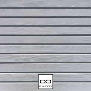 BARDAGE BOIS EPICÉA CLASSE 3.1 PEINT GRIS MINERAL - ASLOG 27*125*4460