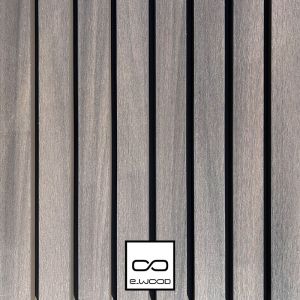 BARDAGE E-WOOD® BOIS COMPOSITE EXCELLENCE BROSSÉ GRIS SILVER - AAGE2 34*150*LONG.DISPONIBLE