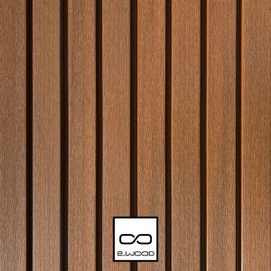 BARDAGE E-WOOD® BOIS COMPOSITE EXCELLENCE BROSSÉ TON BOIS TEAK - AAGE2 34*150*LONG.DISPONIBLE
