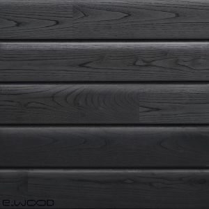 BARDAGE BOIS CHÂTAIGNIER ABOUTÉ CLASSE 4 SATURÉ NOIR INTENSE - IVAR 21*125*2900
