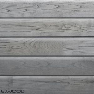 BARDAGE BOIS CHÂTAIGNIER ABOUTÉ CLASSE 4 SATURÉ GRIS SILVER GREY (GRIS) - IVAR 21*125*3000