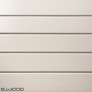 BARDAGE BOIS EPICÉA CLASSE 3.1 PEINT BLANC PERLE - IVAR 20*125*LONG.DISPONIBLE