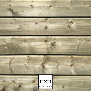 BARDAGE BOIS EPICÉA CLASSE 3.1 VERT - IVAR 20*125*LONG.DISPONIBLE