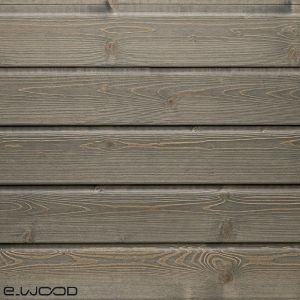 BARDAGE BOIS EPICÉA CLASSE 3.1 SATURÉ GRIS FUSAIN - IVAR 20*125*LONG.DISPONIBLE