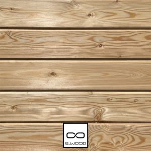 BARDAGE BOIS MÉLÈZE CLASSE 3.2 NATUREL - IVAR 20*125*LONG.DISPONIBLE