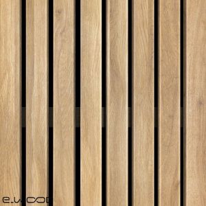 BARDAGE BOIS CHÊNE ABOUTÉ CLASSE 4 NATUREL - KARL1 40*40*3000