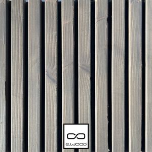 BARDAGE BOIS EPICÉA CLASSE 3.1 GRIS INTEMPOREL - KARL1 40*40*LONG.DISPONIBLE