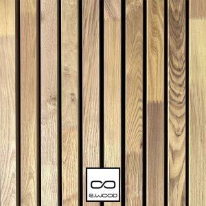 BARDAGE BOIS ROBINIER ABOUTÉ 4 ARRÊTES VIVES CLASSE 4 NATUREL - KARL 21*50*3000