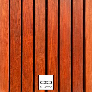 BARDAGE BOIS PADOUK CLASSE 4 NATUREL - KARL 20*65*LONG.DISPONIBLE