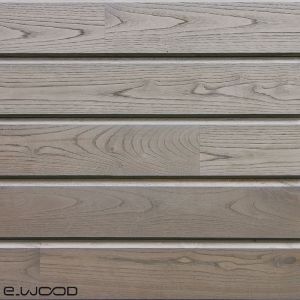 BARDAGE BOIS CHÂTAIGNIER ABOUTÉ CLASSE 4 SATURÉ GRIS GREY CLOUD (VIEUX BOIS) - LARS 20*132*3000