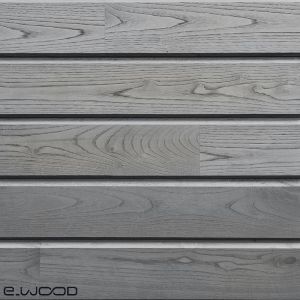 BARDAGE BOIS CHÂTAIGNIER ABOUTÉ CLASSE 4 SATURÉ GRIS SILVER GREY (GRIS) - LARS 20*132*3000