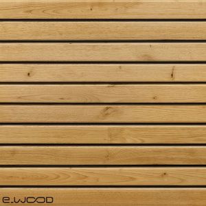 BARDAGE BOIS CHÂTAIGNIER ABOUTÉ CLASSE 4 SATURÉ TON BOIS TEAK - SVEN1 21*68*3000