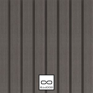 BARDAGE E-WOOD® BOIS COMPOSITE EXCELLENCE BROSSÉ GRIS SILVER - AAGE2 34*150*LONG.DISPONIBLE
