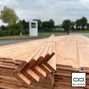 ACCESSOIRES BARDAGE BOIS DOUGLAS CLASSE 3.1 NATUREL - CORNIERE ANGLE 45*45*3000
