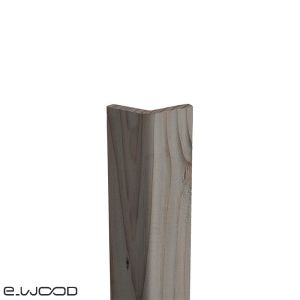 ACCESSOIRES BARDAGE BOIS DOUGLAS CLASSE 3.2 GRIS PATINE - CORNIERE ANGLE 45*45*3000