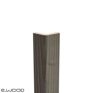 ACCESSOIRES BARDAGE BOIS DOUGLAS CLASSE 3.1 SATURÉ GRIS FUSAIN - CORNIERE ANGLE 45*45*3000