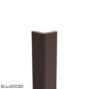 ACCESSOIRES BARDAGE BOIS EPICÉA CLASSE 3.1 PEINT BRUN MERCURE - CORNIERE ANGLE 55*55*3000