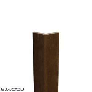 ACCESSOIRES BARDAGE BOIS EPICÉA CLASSE 3.1 PEINT TON BOIS CUIR - CORNIERE ANGLE 55*55*3000