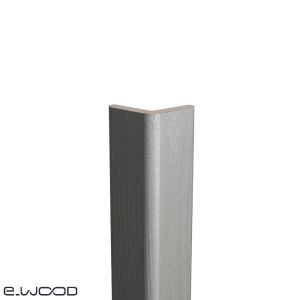 ACCESSOIRES BARDAGE BOIS EPICÉA CLASSE 3.1 PEINT GRIS PLATINIUM - CORNIERE ANGLE 55*55*3000