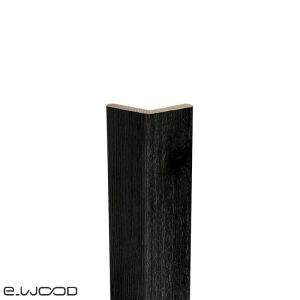 ACCESSOIRES BARDAGE BOIS EPICÉA CLASSE 3.1 SATURÉ NOIR CALFAT - CORNIERE ANGLE 55*55*3000