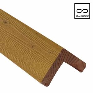 ACCESSOIRES BARDAGE BOIS DOUGLAS CLASSE 3.1 SATURÉ TON BOIS MIEL (HONEY) - CORNIERE ANGLE 45*45*3000