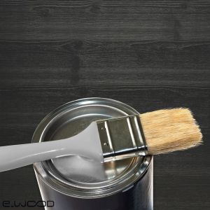 PEINTURE DE RETOUCHE POUR BARDAGE BOIS GRIS ANTHRACITE - POT 1 KG