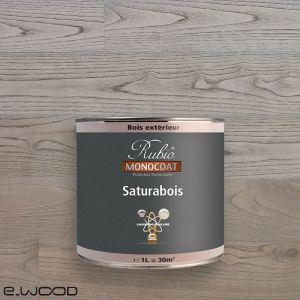 RUBIO SATURATEUR MONOCOUCHE TERRASSE ET BARDAGE BOIS GRIS GREY CLOUD (VIEUX BOIS) - POT 1,0 L