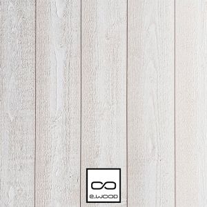 LAMBRIS BOIS EPICÉA PEINT BLANCHI - BRUT ÉLÉGI CARRÉ 12*135*2650
