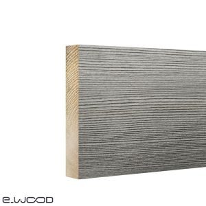 ACCESSOIRES BARDAGE BOIS EPICÉA CLASSE 3.1 PEINT GRIS ARGENT - PLANCHE HABILLAGE 21*220*2700