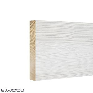 ACCESSOIRES BARDAGE BOIS EPICÉA CLASSE 3.1 PEINT BLANC - PLANCHE HABILLAGE 21*220*2700