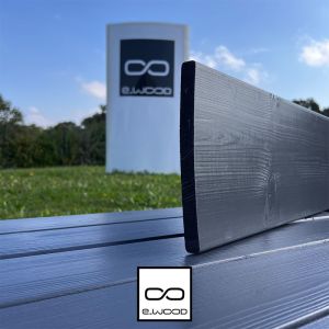 ACCESSOIRES BARDAGE BOIS EPICÉA CLASSE 3.1 PEINT GRIS ANTHRACITE - PLANCHE HABILLAGE 21*220*2700