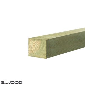 OSSATURE SECONDAIRE BOIS EPICÉA CLASSE 3.1 VERT - 45*45*LONG.DISPONIBLE