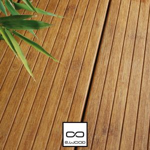 TERRASSE FELIXWOOD® BAMBOO THERMO CLASSE 4 CARAMEL CLEAR + FINITION HUILÉ - CLIP 18*139*2250