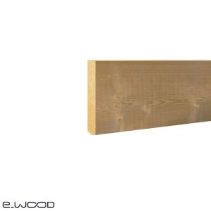 PLINTHE BOIS EPICÉA NATUREL - BORD DROIT 10*95*LONG.DISPONIBLE