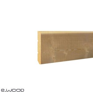 PLINTHE BOIS EPICÉA NATUREL - BORD ROND 10*95*LONG.DISPONIBLE