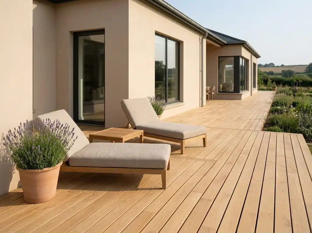 Lame terrasse chêne